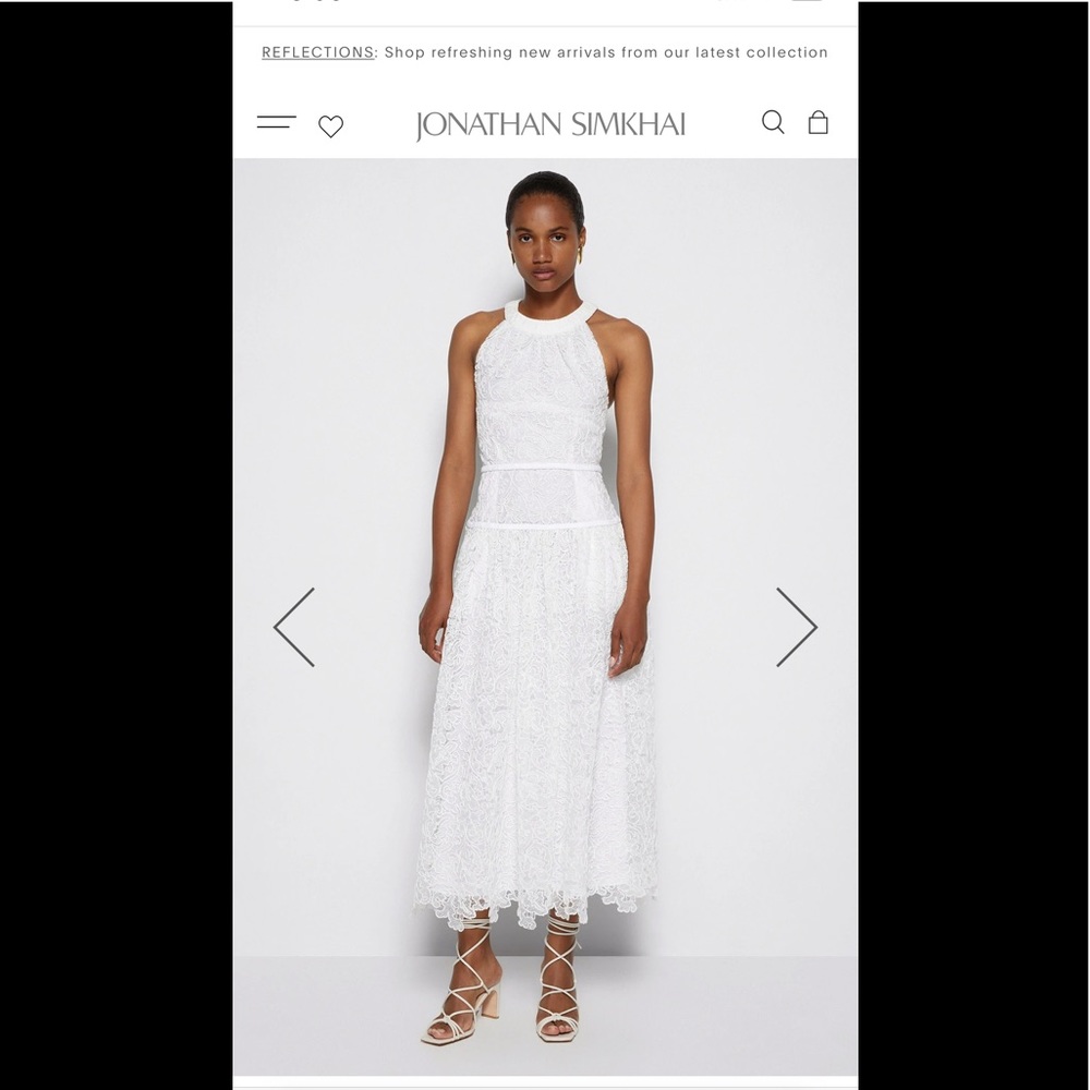 2022 spring Jonathan Simkhai GABRIELLA MIDI DRESS